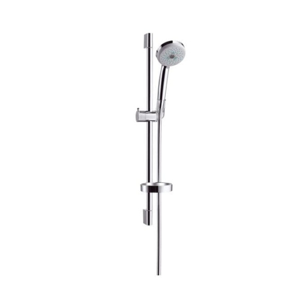 Hansgrohe Croma 100 Shower Set – Multi Shower Rail 65 cm with Soap Dish